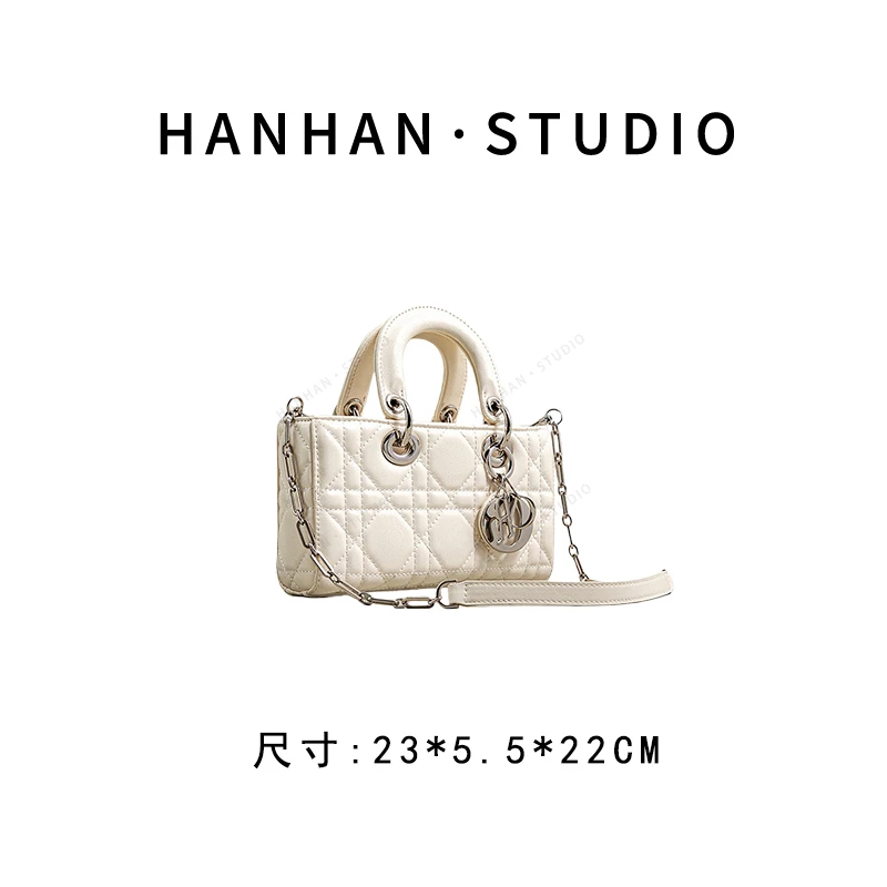 【韩韩甄选】SK-82317-1-优雅白 轻奢时尚复古气质百搭单肩腋下女包