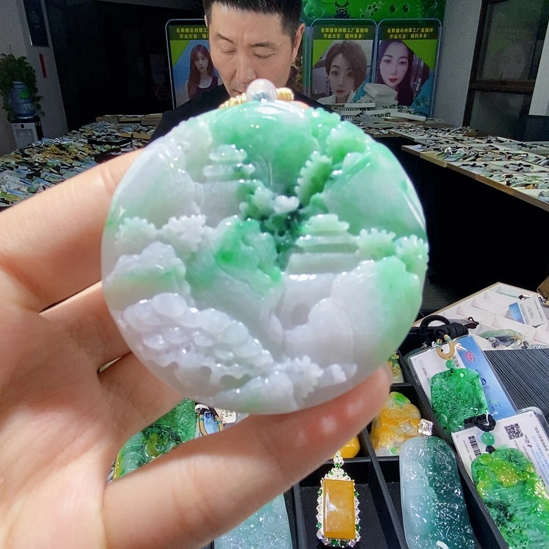 颈饰未镶嵌翡翠翡翠