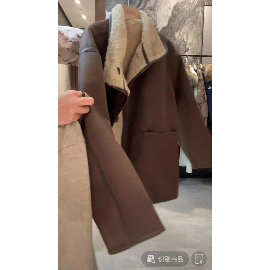 徐秋阳  焦糖棉花（加绒外套）百搭时尚休闲显瘦显白外套