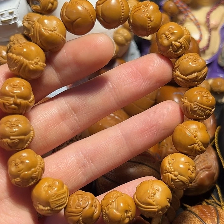 橄榄核手串/手链猴头1.45弥勒