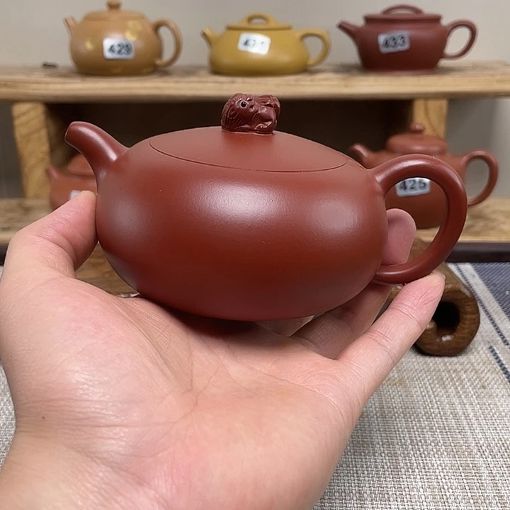 茶壶紫砂不**舟原矿手工紫砂壶