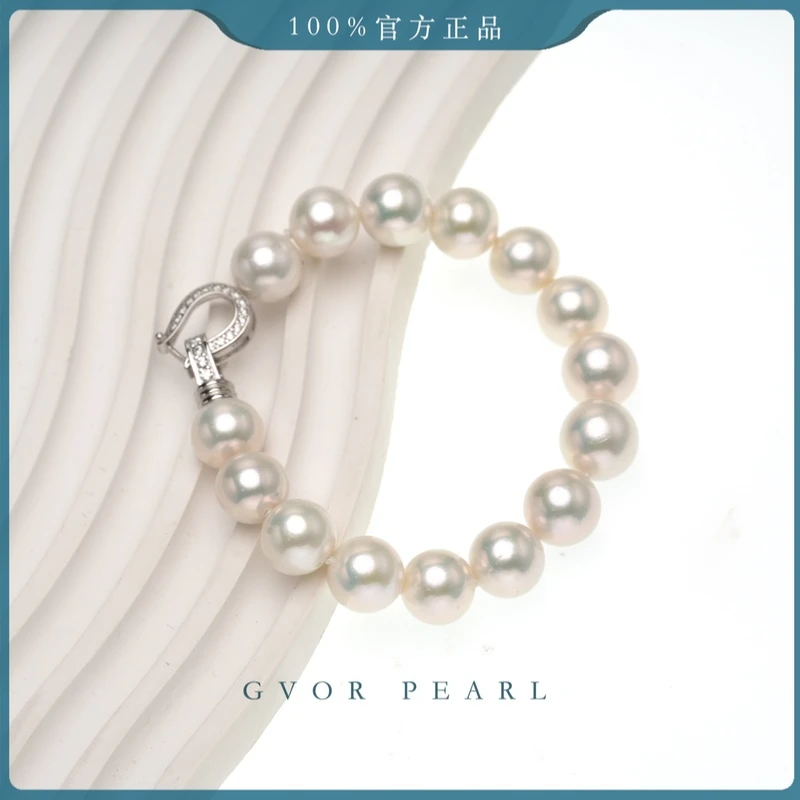 正品熊猫伴侣 丨大熊猫 11-13MM 精选白珍珠手链 A1759