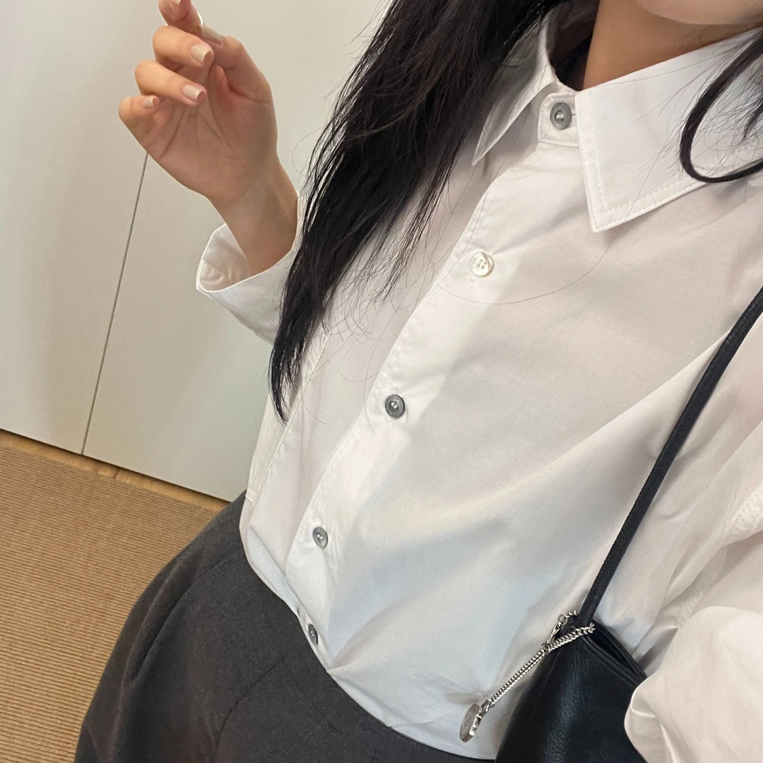 Aswee净版白衬衫