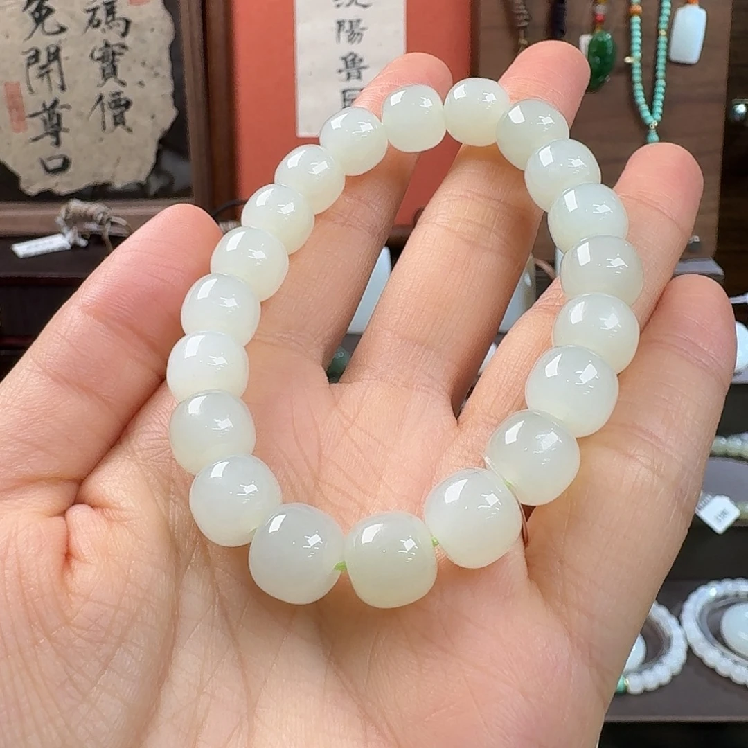 和田玉未镶嵌手链