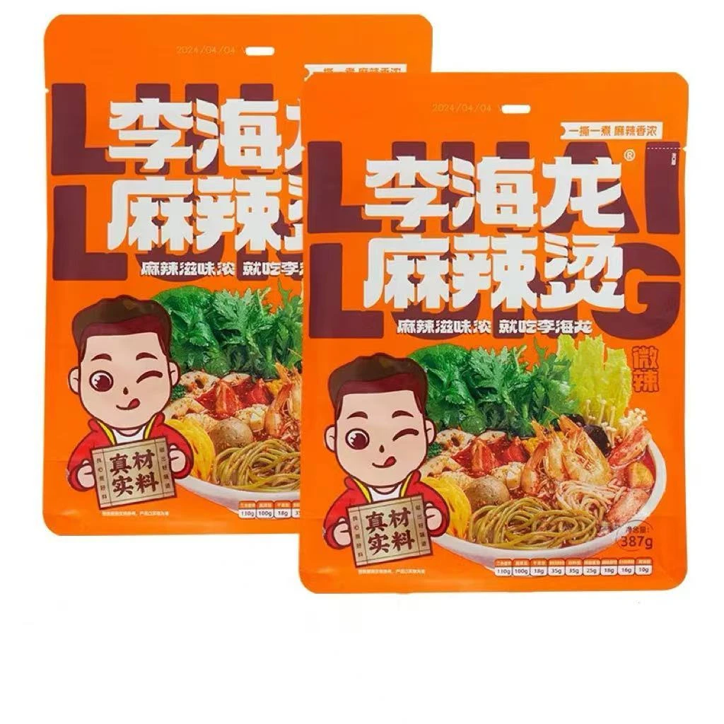 【临期】临期 25年4月到期  李海龙麻辣烫袋装微辣387克发3袋