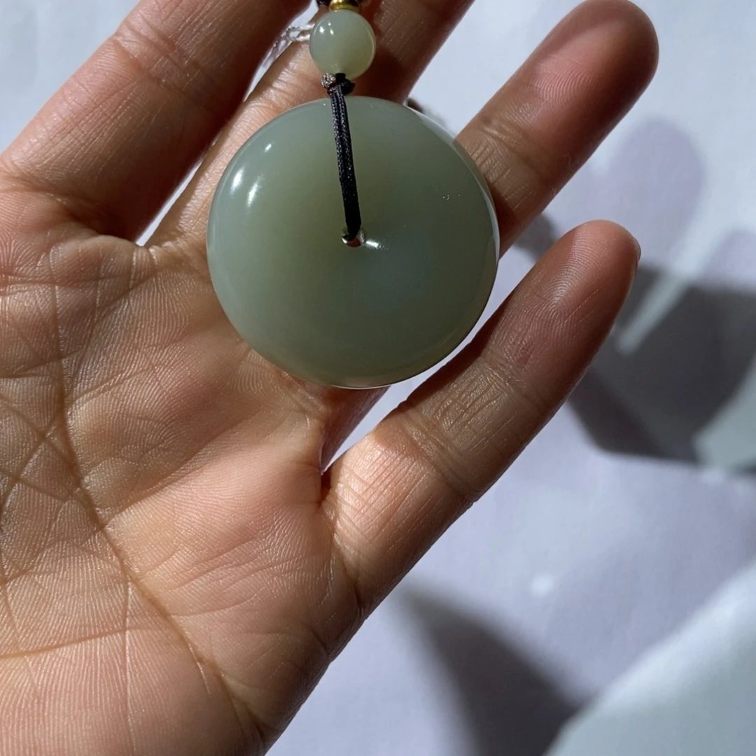 和田玉颈饰未镶嵌老*…