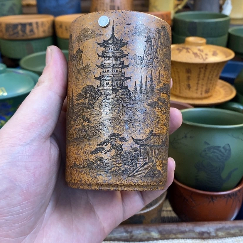 【闪购商品】紫砂杯子宜兴全手工紫砂杯