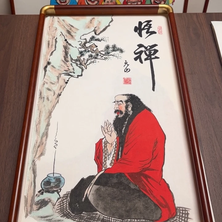 国画禅意画纯手绘作品