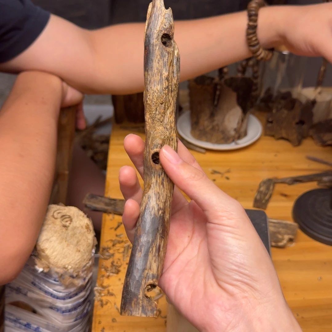 沉香沉香碎屑白棋块料31克