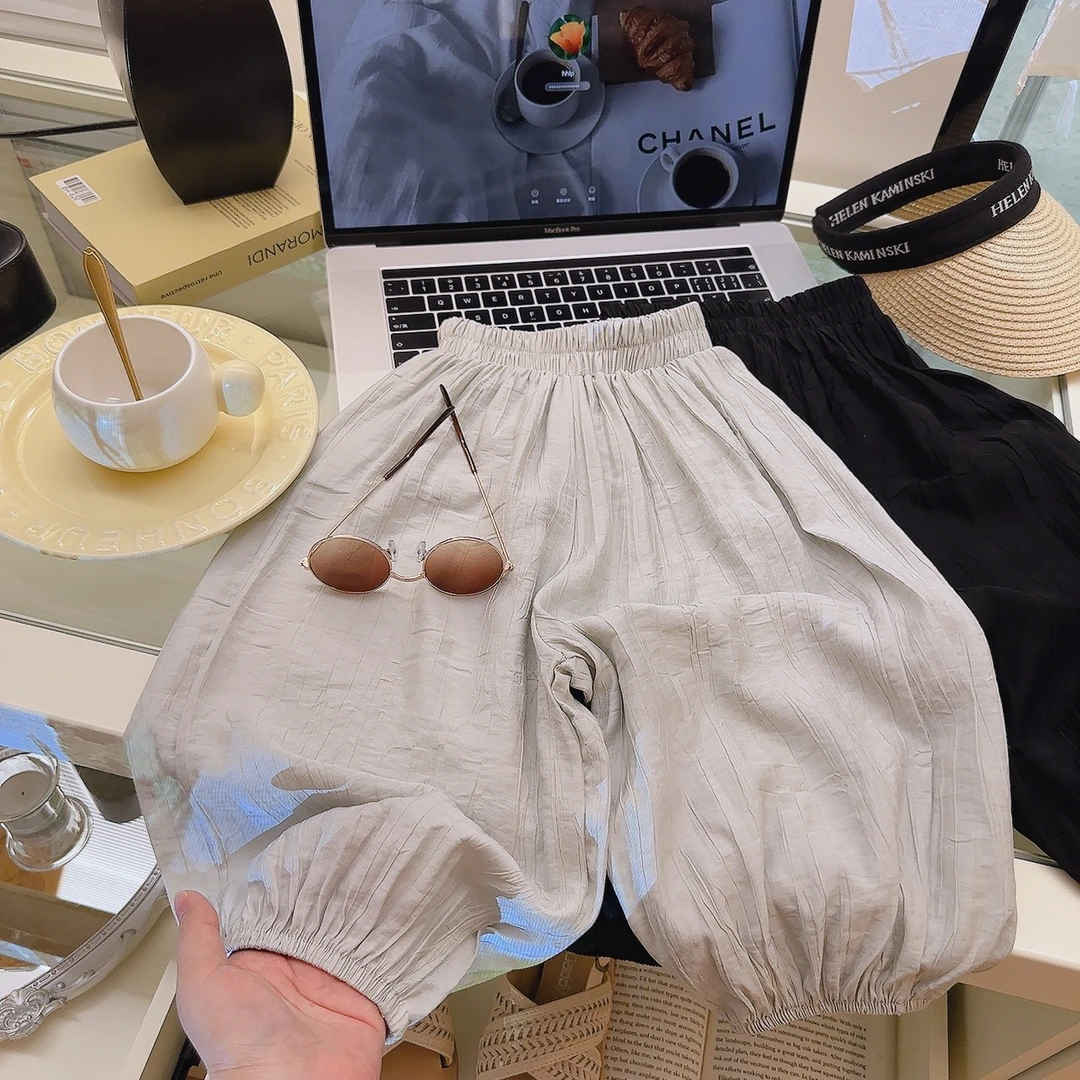 童裤2025夏季新款男女童运动舒适防蚊裤中小童休闲凉凉裤灯笼裤