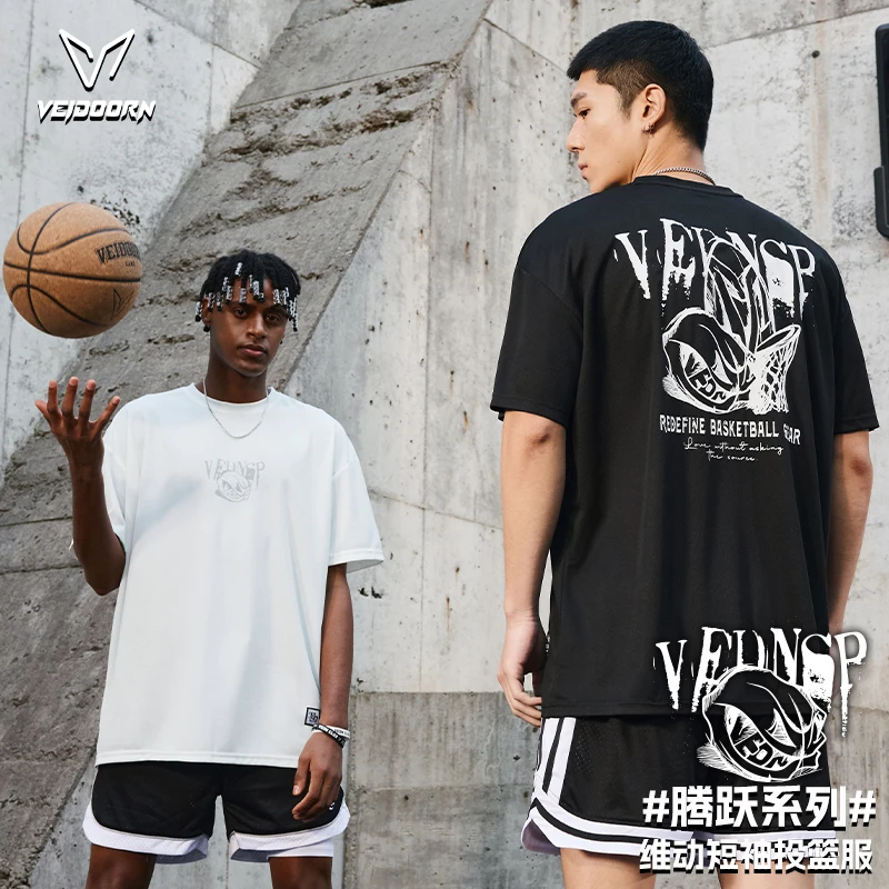 【当季新品】维动腾跃短袖美式运动潮流训练透气宽松情侣