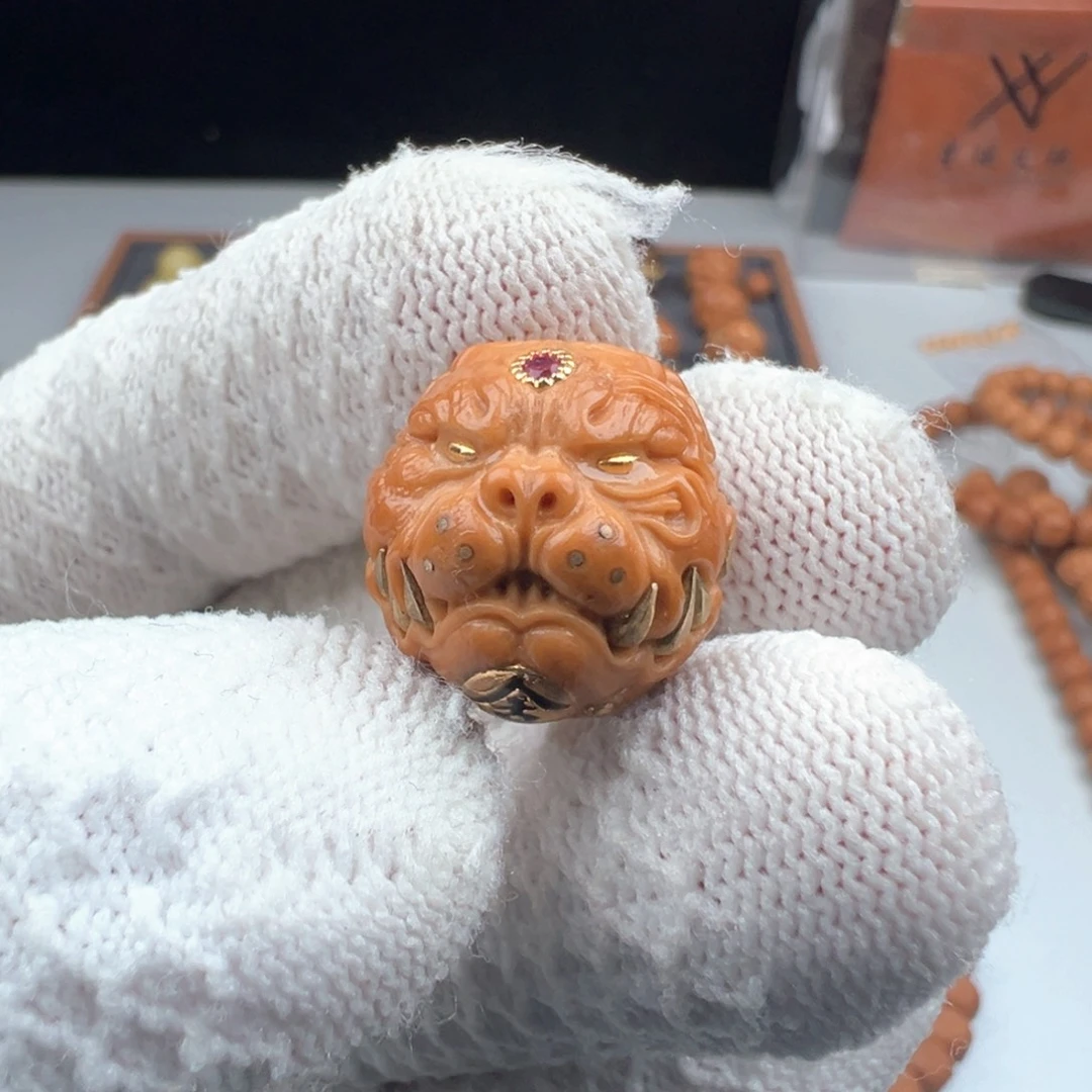 倥***佰猴头核桃吊坠狗王