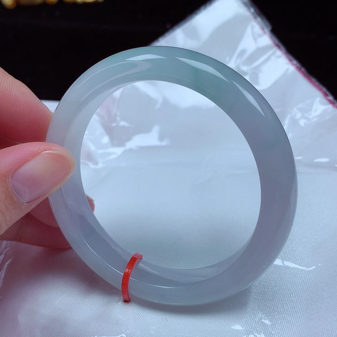 翡翠未镶嵌手镯55圈