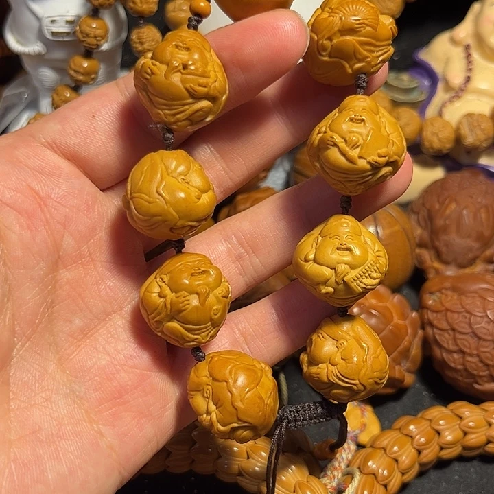 手串/手链橄榄核荷叶财神