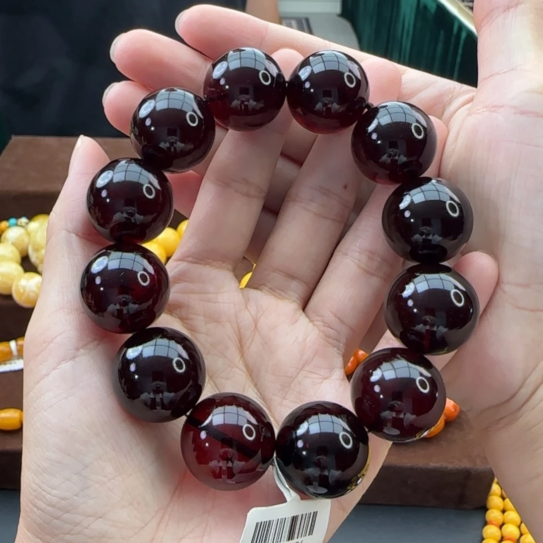 未镶嵌颈饰琥珀21M血翳珀