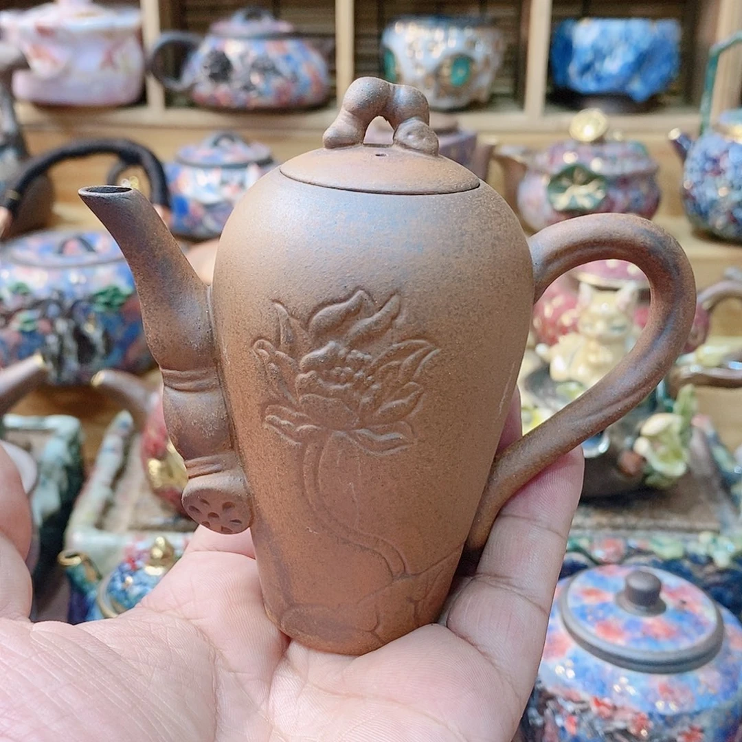 粗陶志野柴烧茶器
