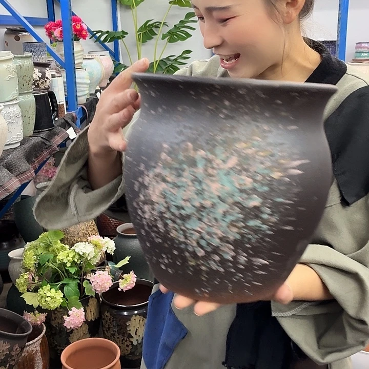 22×24 -粗陶花盆有孔