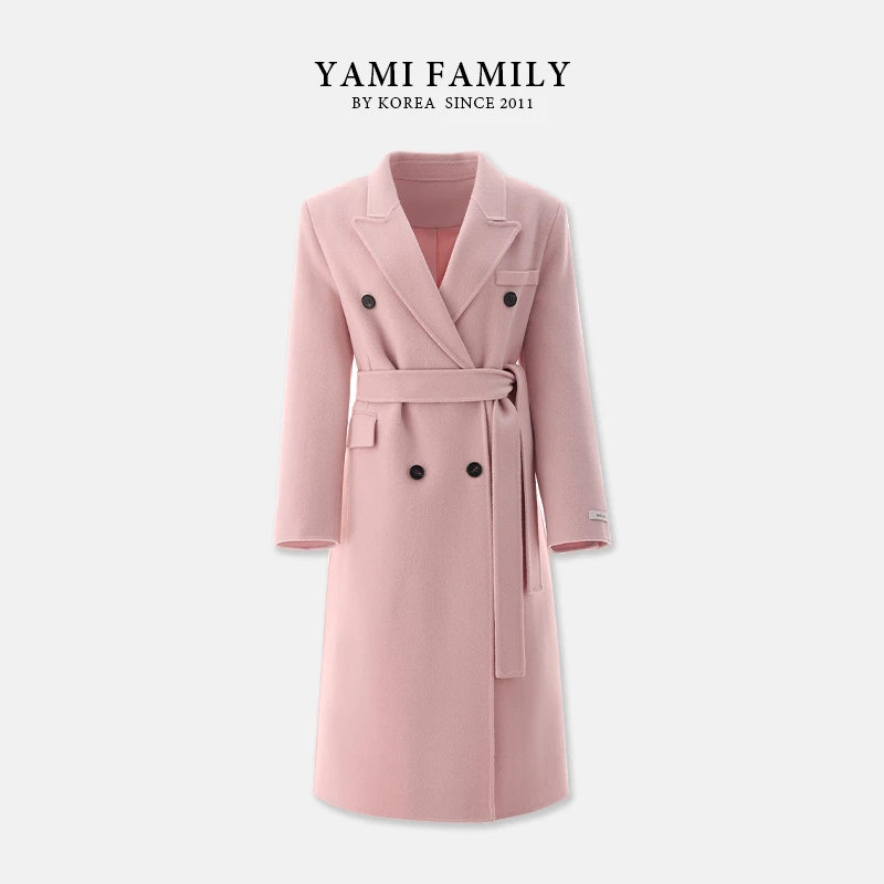 YM 609 双面羊毛大衣气质时尚女士设计师秋冬【昭昭专属】