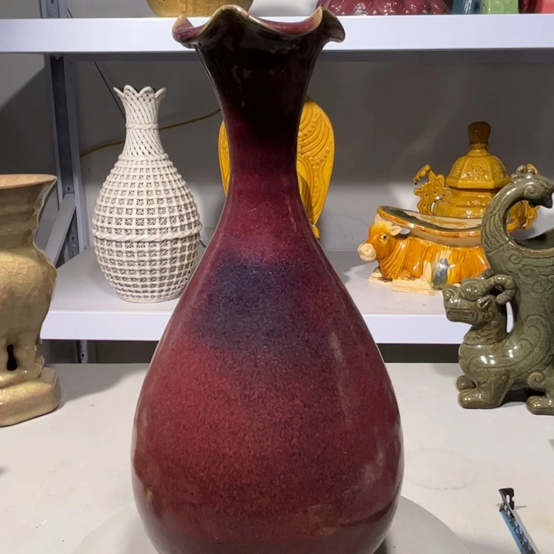 瓶钧窑瓷器品相完美