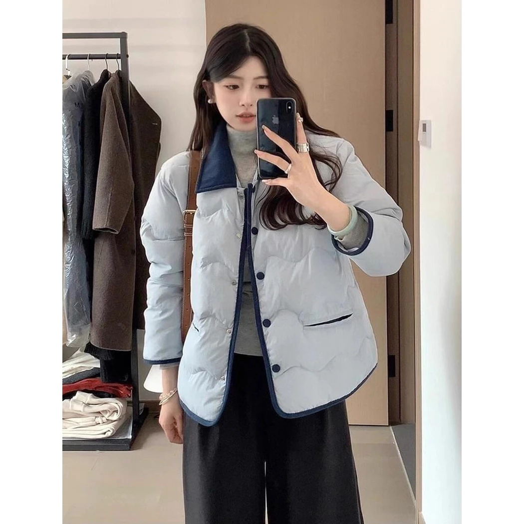 棉服外套女2025年新款冬季韩系休闲保暖时尚百搭小香风通勤