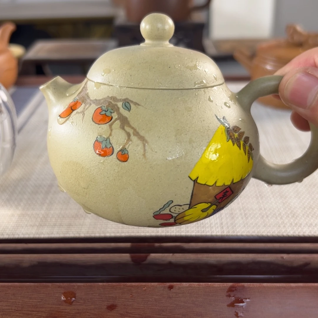 紫砂微瑕茶壶五礼盒无证书