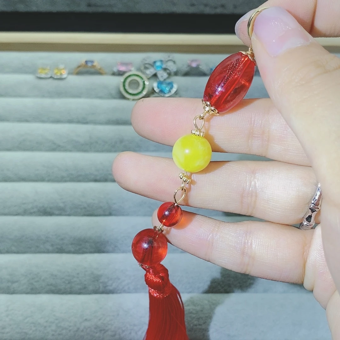 【闪购商品】银S925镶嵌耳饰托帕石