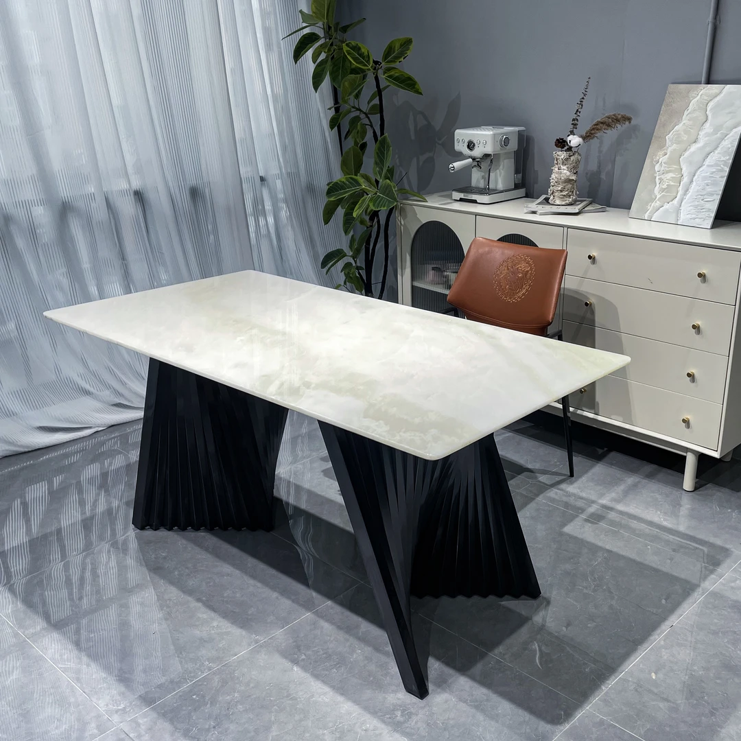 奢石餐桌链接专项转拍意式风格极简风格