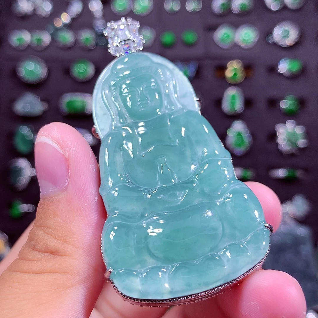 颈饰未镶嵌翡翠挂件