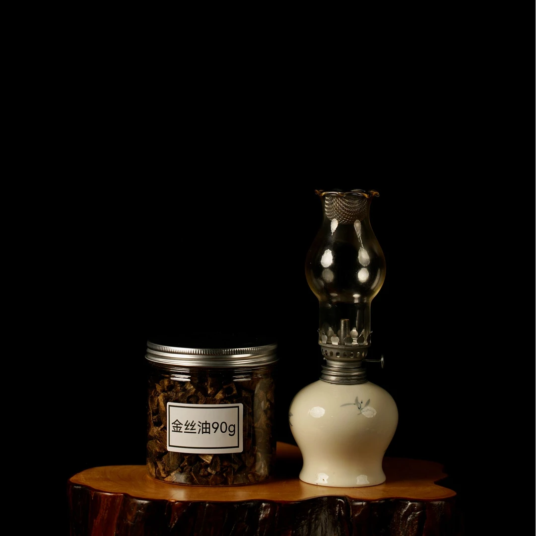 【香友尝新】金丝油90g+酥油灯套装 车珠料 棋楠原料沉香碎料熏料