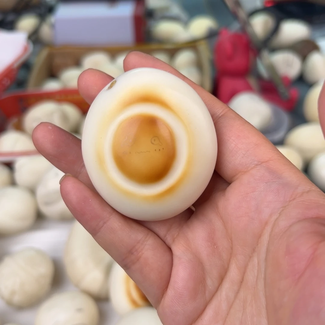 菩提根/象牙果把件狮****宝煎蛋加表情芽眼镶钻