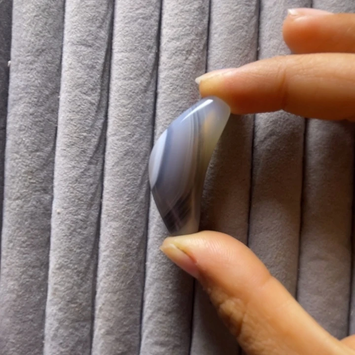 青****玛瑙/玉髓未镶嵌颈饰