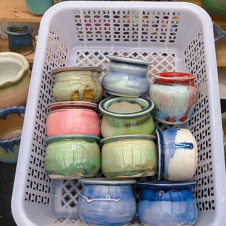 红陶陶瓷花盆134