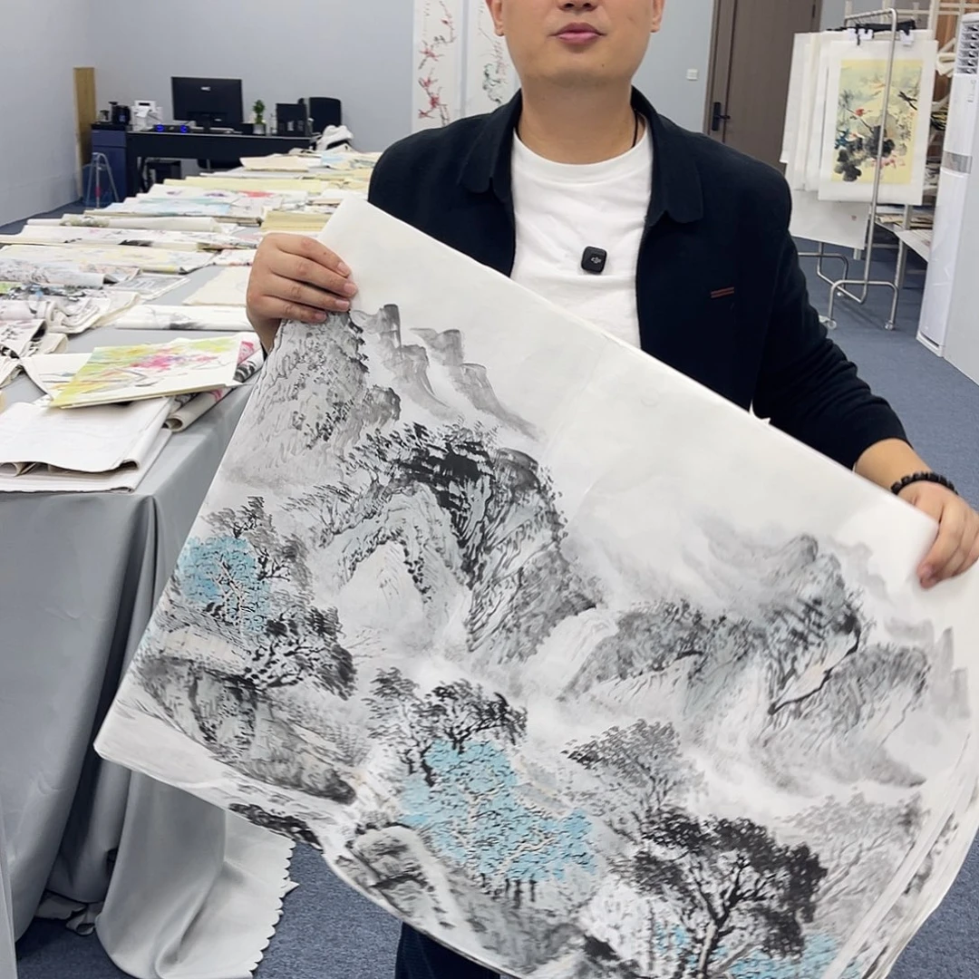 国画国画作品宣纸纯手绘