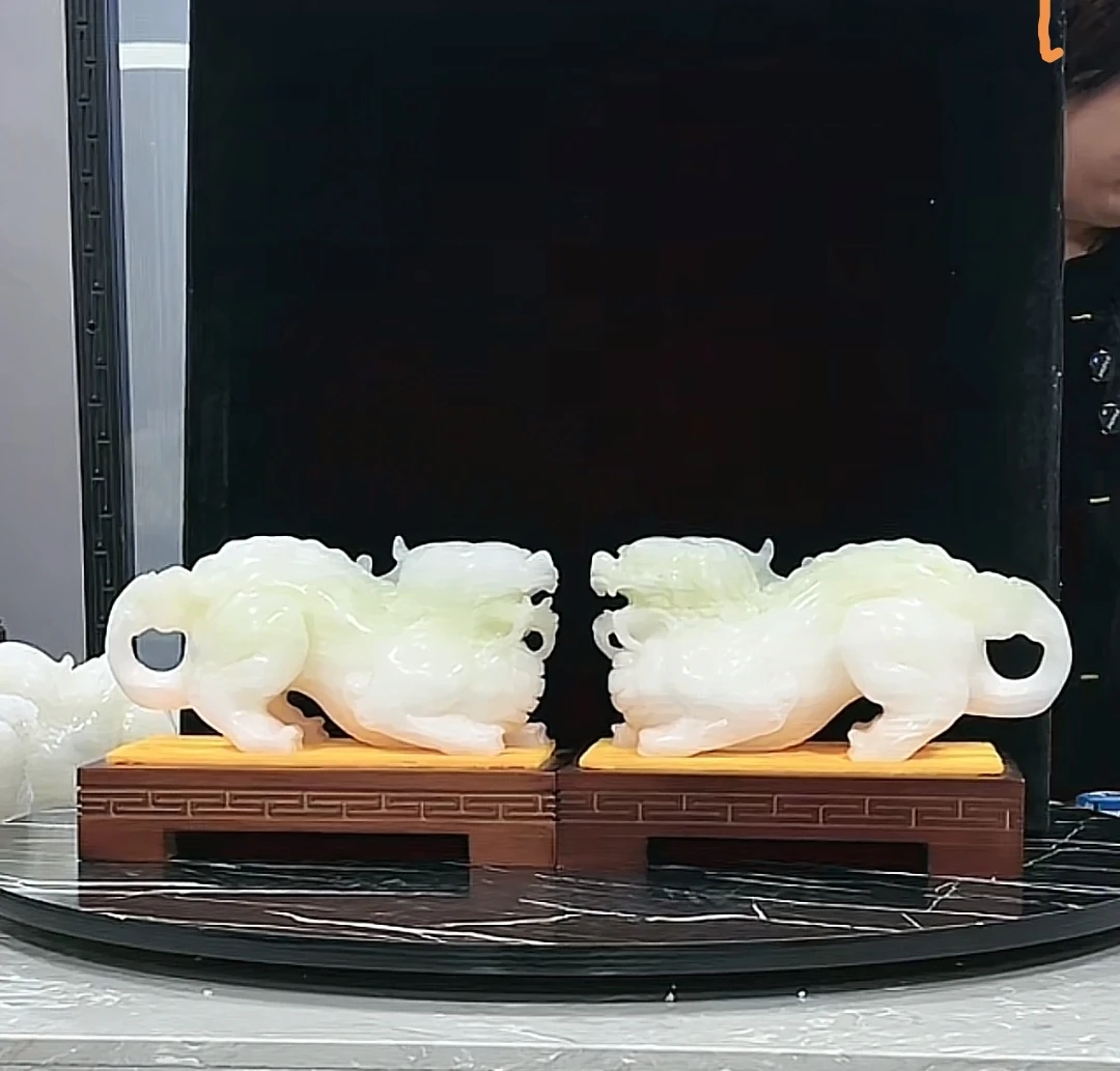 【付米链接 所见即所得】纯手工雕刻居家商务博古架中式新中式摆件.