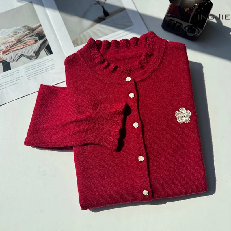 B1503长袖上衣针织毛衣上衣女