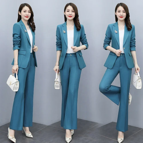 职业正装西服套装女春装2025年新款品牌气质女神范工作服两件套潮