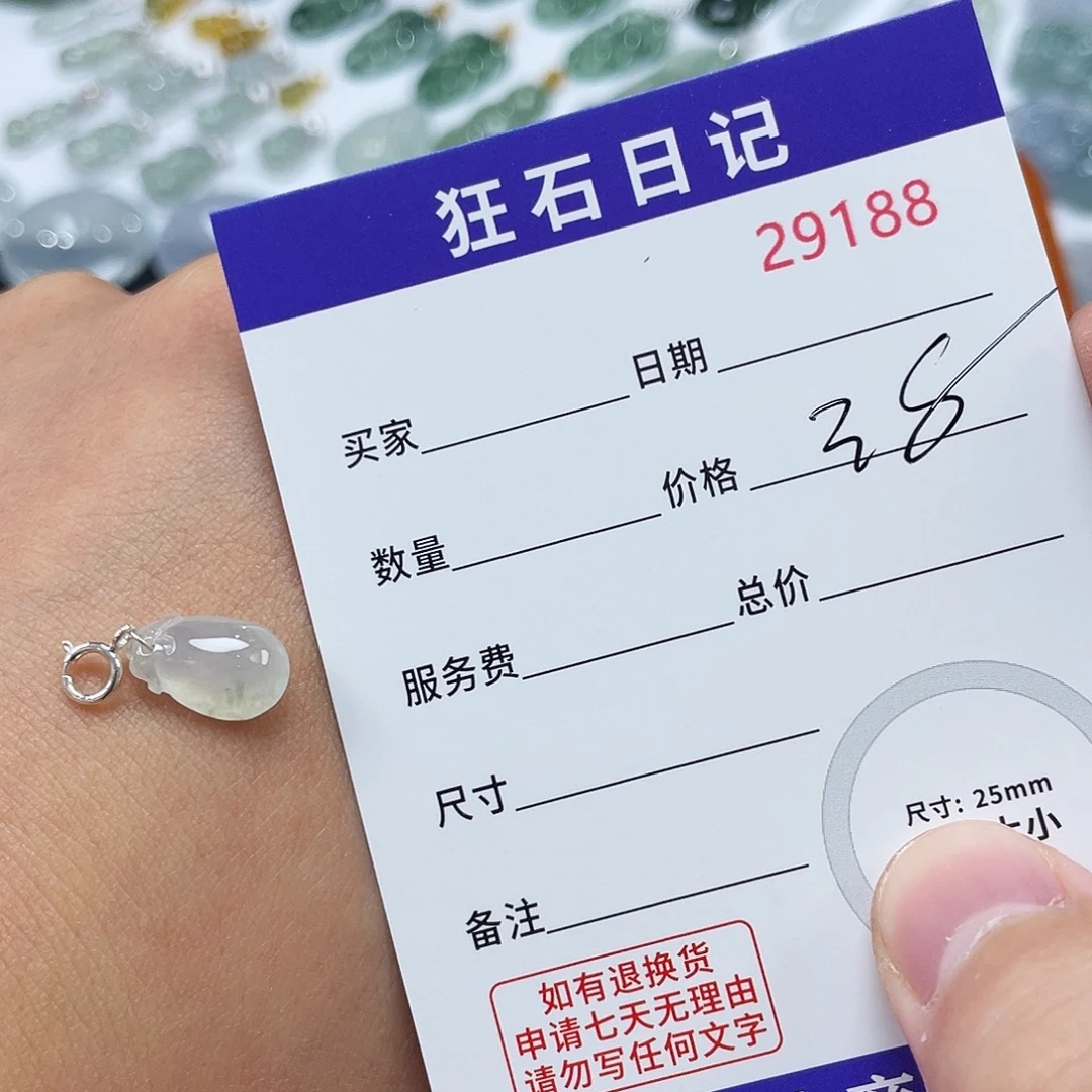 翡翠银S925镶嵌颈饰