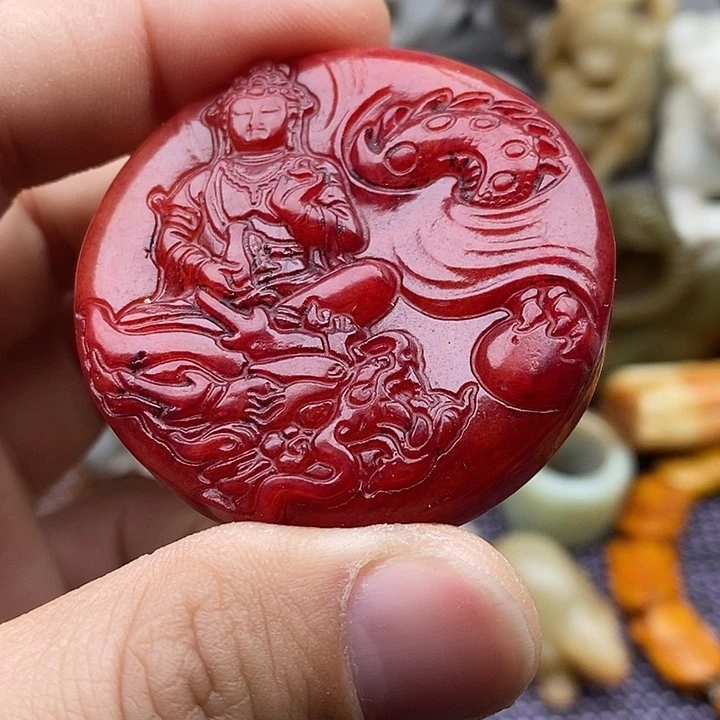 未镶嵌蛇纹石玉颈饰