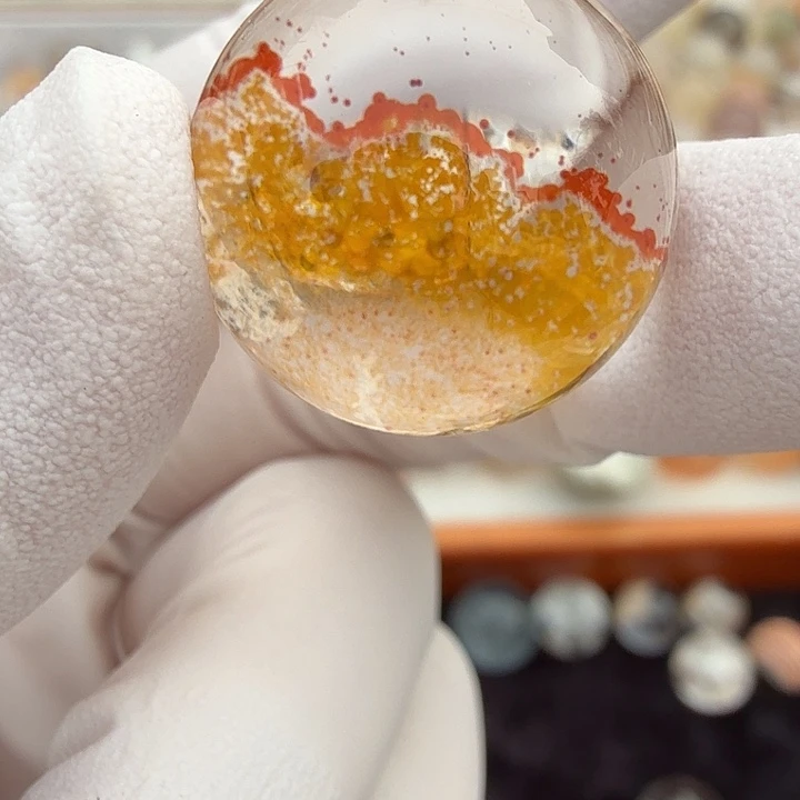 ****未镶嵌水晶珠宝半成品胶花20.2mm定制不退换