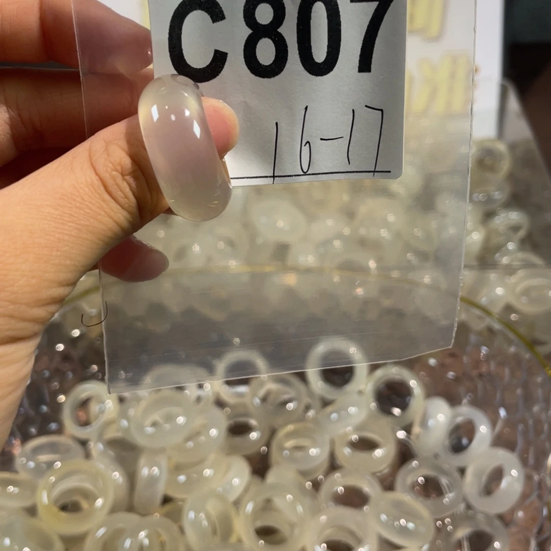 玛瑙/玉髓未镶嵌戒指807