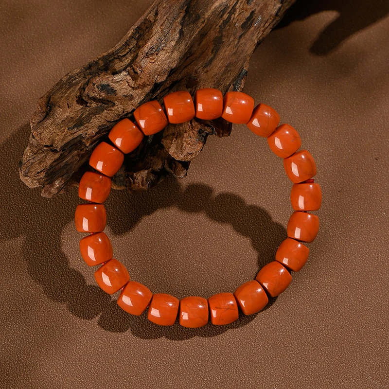 网瓷专属-满色满肉直切9-10mm桶珠手串 多样性发其一