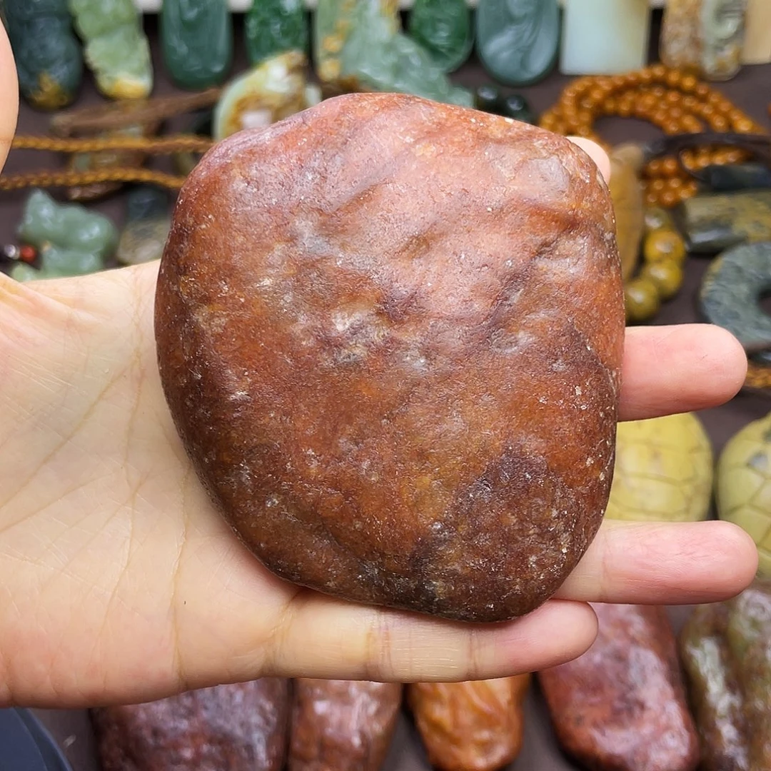 岫岩河磨玉（透闪石质玉）未镶嵌颈饰