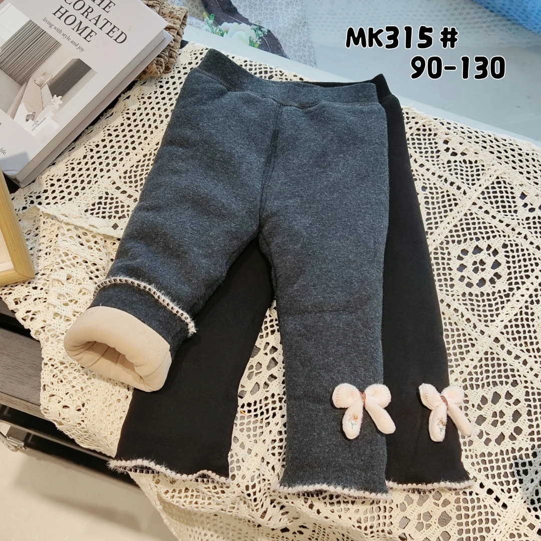 女童加厚打底裤宝宝保暖长裤冬季外穿棉裤