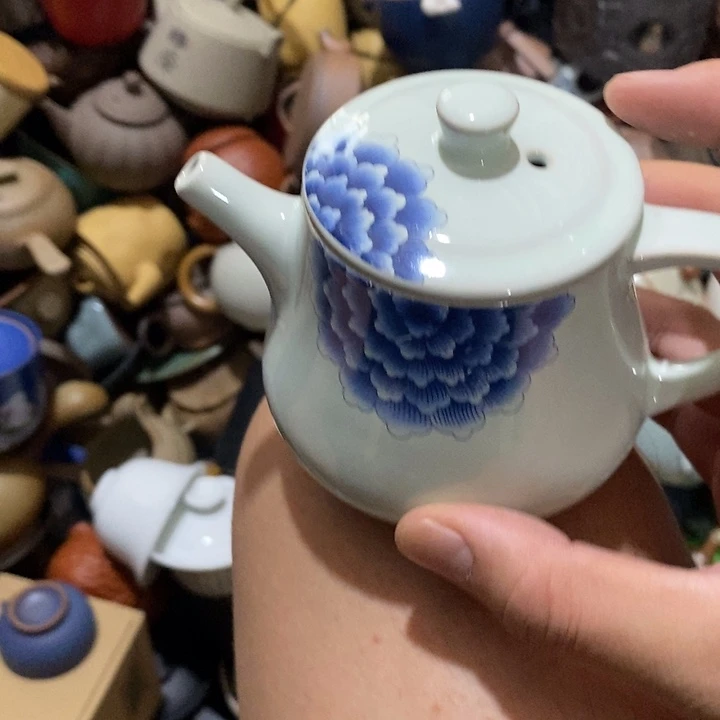 瓷片荷花的小孩真的是太