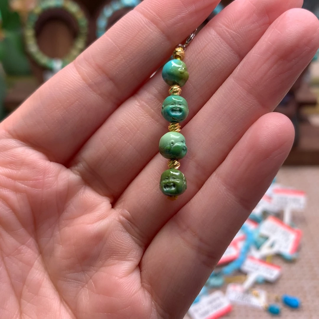 绿松石未镶嵌配饰