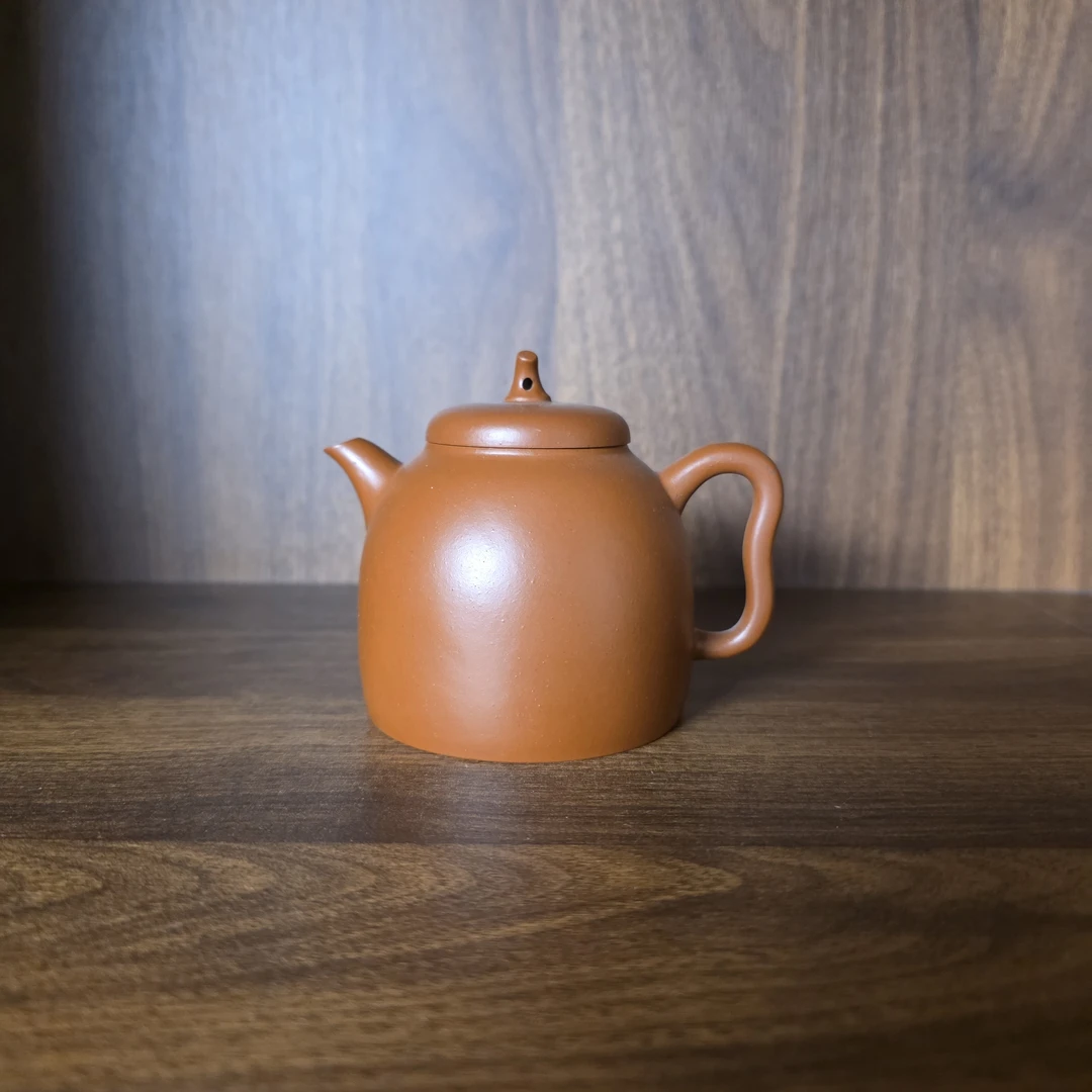 【云水堂—紫砂】原矿纯大红袍200ml朴真紫砂壶传统拍打式手工制作