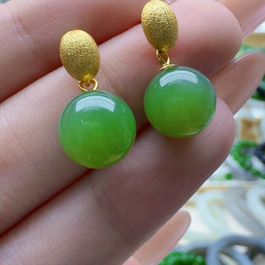 项链银S925镶嵌和田玉