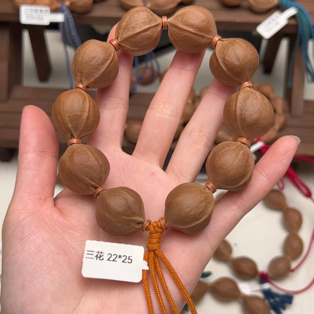 鹏***哥手串/手链橄榄核22.25梅林铁核