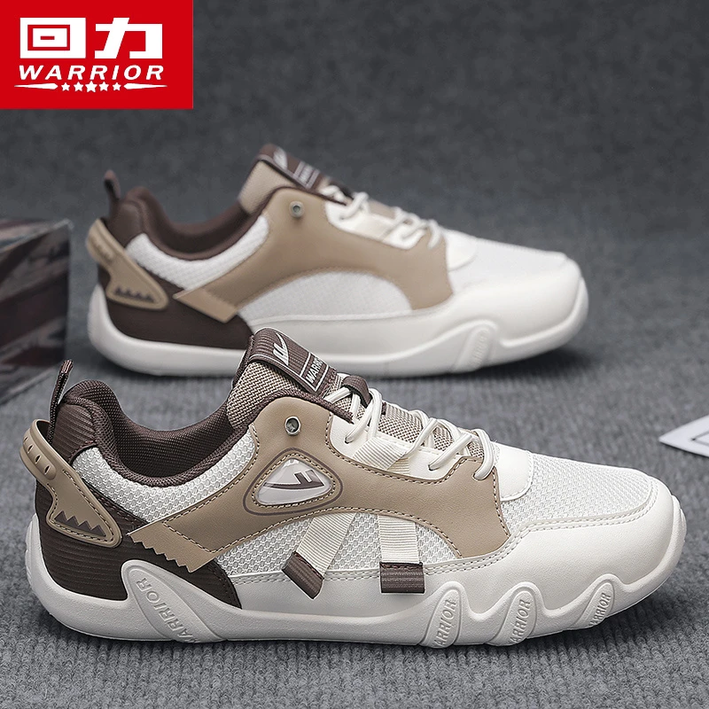 回力网面鞋男士冬季新款设计感百搭潮鞋青少年懒人一脚蹬透气鞋子