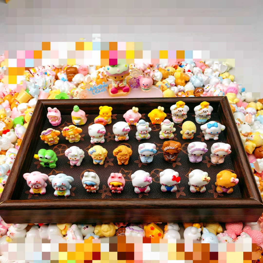 【雨的创意-立体混款定制款】树脂diy饰品立体卡通创意配件